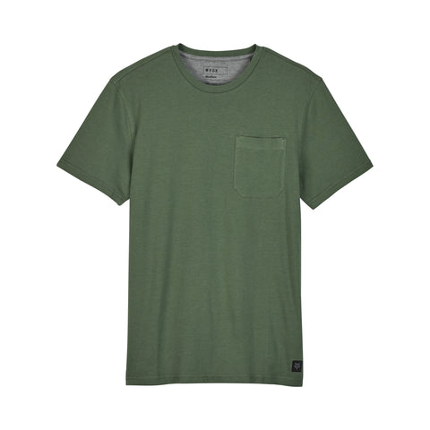 Fox Level Up Short Sleeve Pocket Tee - Hunter Green - SS24