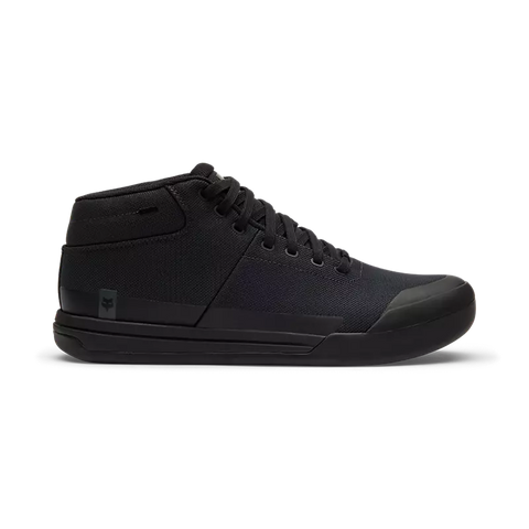 Fox Union Canvas Mid Flat Shoe - Black