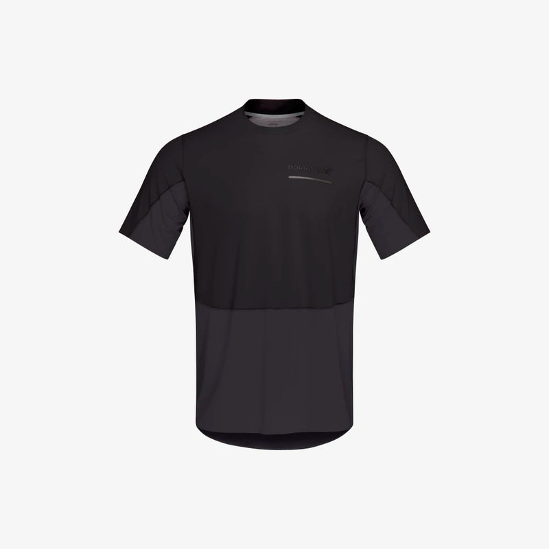 Norrona Senja Equaliser Lightweight T-Shirt - Caviar Black