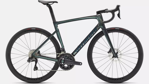 Specialized Tarmac SL7 Expert - Gloss Carbon/Oil Tint/Forest Green - Ultimate Sale