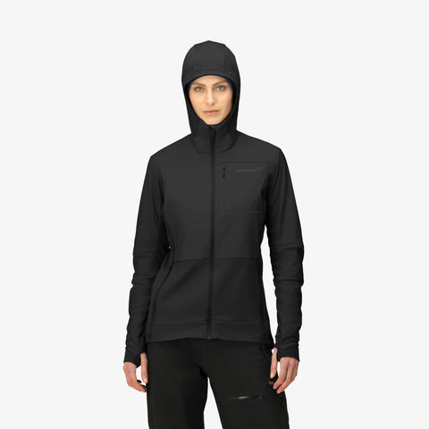 Norrona Women's Falketind Alpha90 Insulated Jacket - Caviar Black SALE