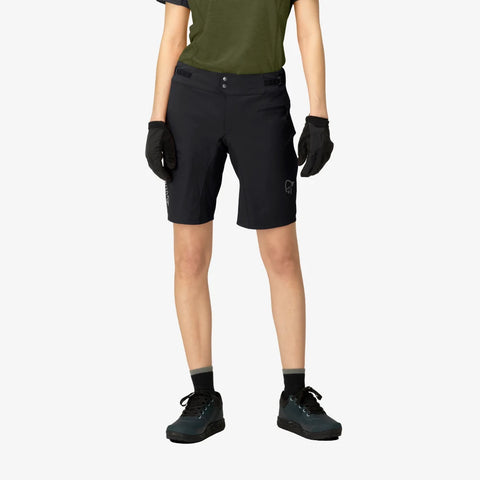 Norrona Women Fjora Flex1 Lightweight Short - Caviar Black