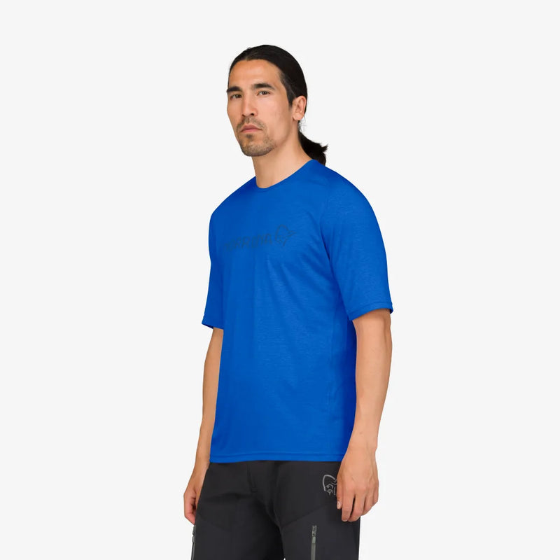 Norrona Fjora Equaliser Lightweight SS Top - Sky Diver