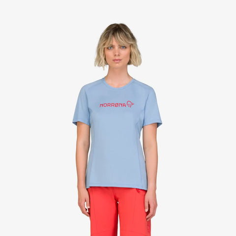 Norrona Fjora Women Equaliser Lightweight SS Top - Frozen Fjord