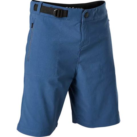 Fox Youth Ranger Shorts With Liner - Dark Indo Blue - SALE