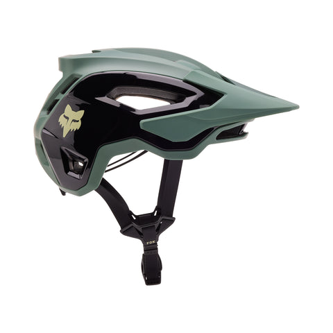 Fox Speedframe Pro MIPS Helmet - Blocked - Hunter Green - SS24