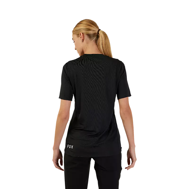 Fox Womens Ranger Fox Head Short Sleeve Jersey - Black - SALE