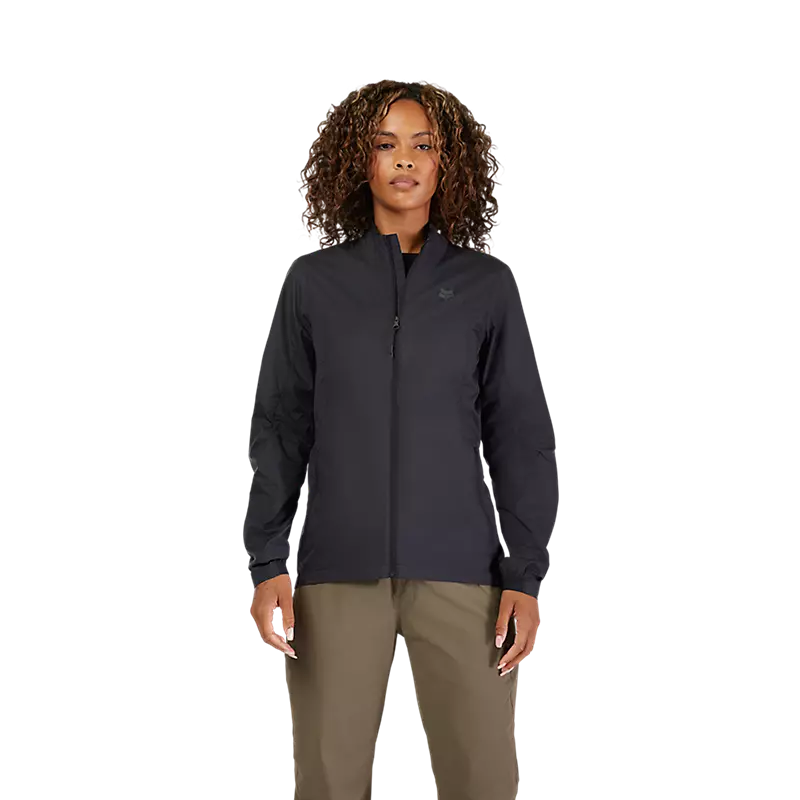 Fox Womens Ranger Wind Jacket - Black - SS25