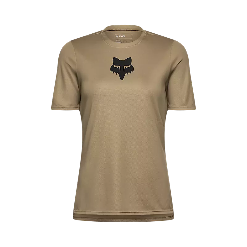 Fox Womens Ranger Fox Head Short Sleeve Jersey - Sand - SS25