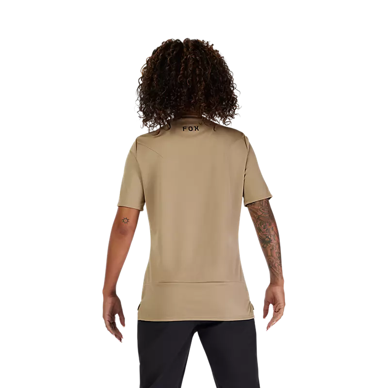 Fox Womens Ranger Fox Head Short Sleeve Jersey - Sand - SS25