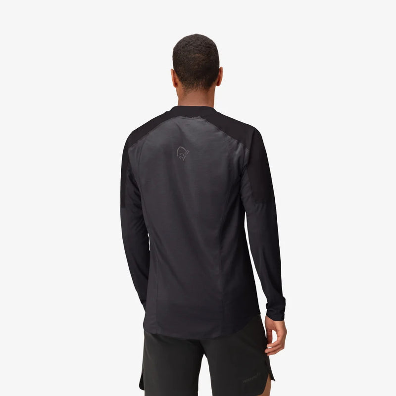 Norrona Senja Equaliser Lightweight Long Sleeve - Caviar Black - SS25