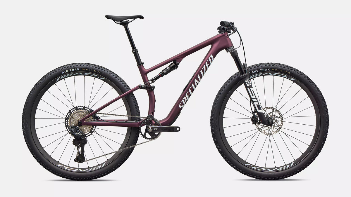 Specialized Epic 8 Expert Di2 - Satin Bordeaux Metallic / White