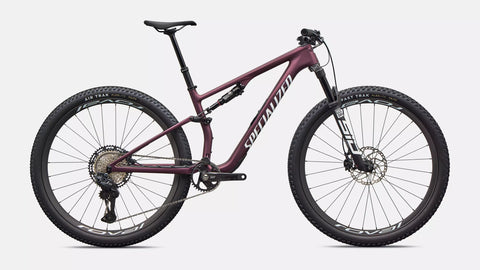 Specialized Epic 8 Expert Di2 - Satin Bordeaux Metallic / White