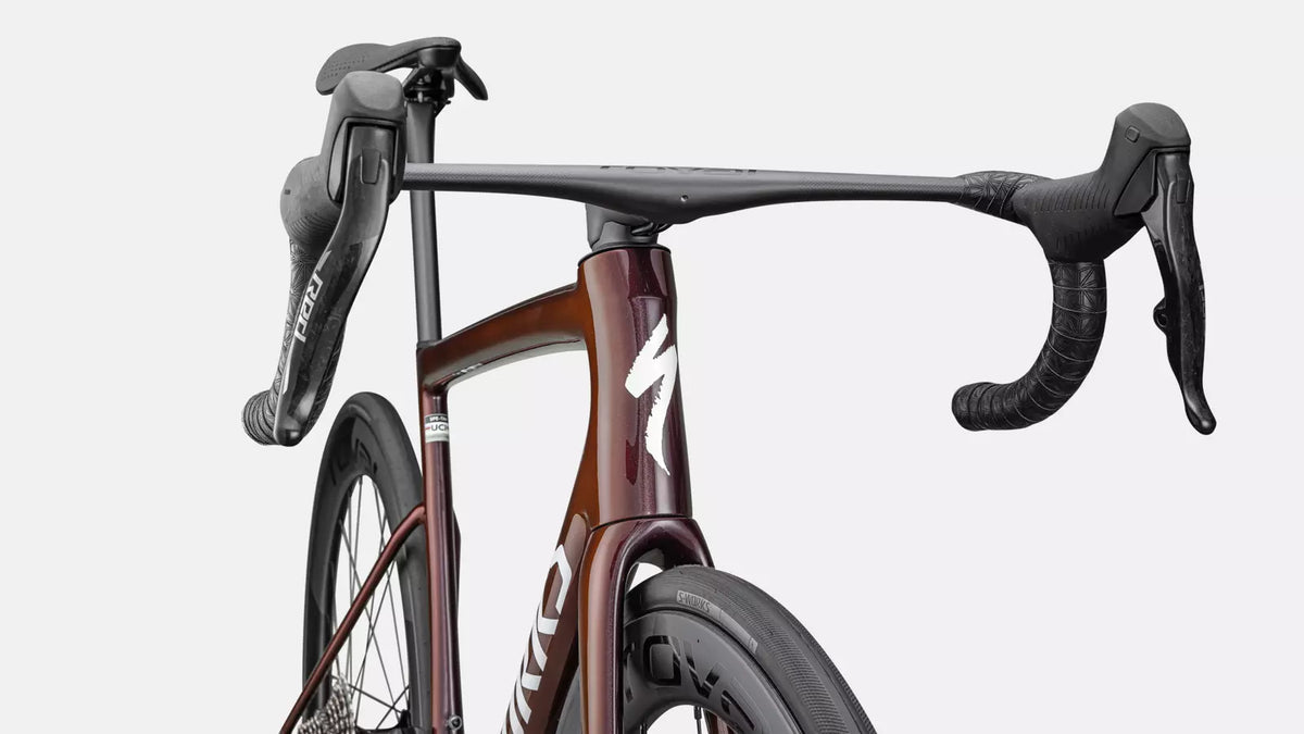Specialized S-Works Tarmac SL8 - Gloss Solidity/Red To Black Pearl/Metallic White Silver - MY25