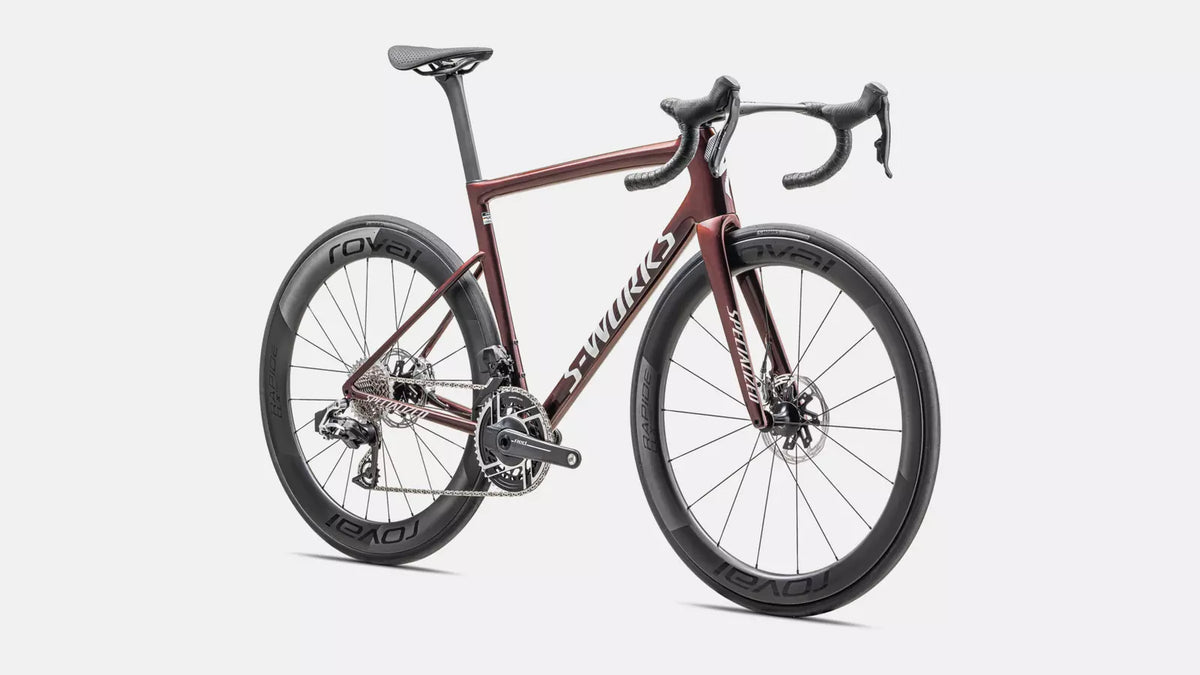 Specialized S-Works Tarmac SL8 - Gloss Solidity/Red To Black Pearl/Metallic White Silver - MY25