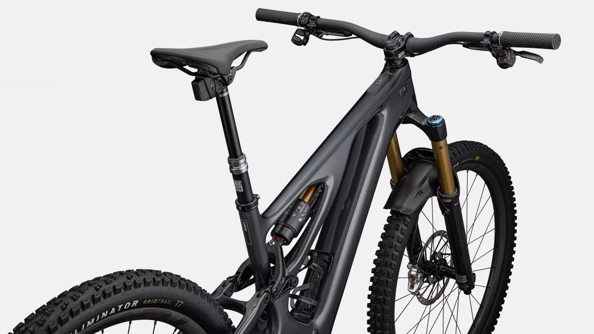 Specialized S-Works Turbo Levo Carbon - Gloss Black Liquid Metal SALE