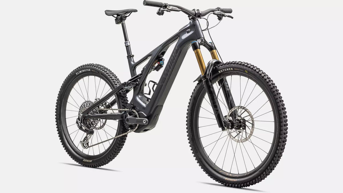 Specialized S-Works Turbo Levo Carbon - Gloss Black Liquid Metal SALE