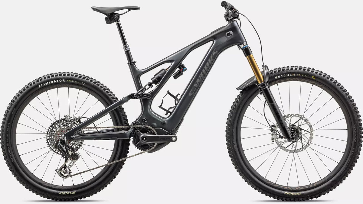 Specialized S-Works Turbo Levo Carbon - Gloss Black Liquid Metal SALE