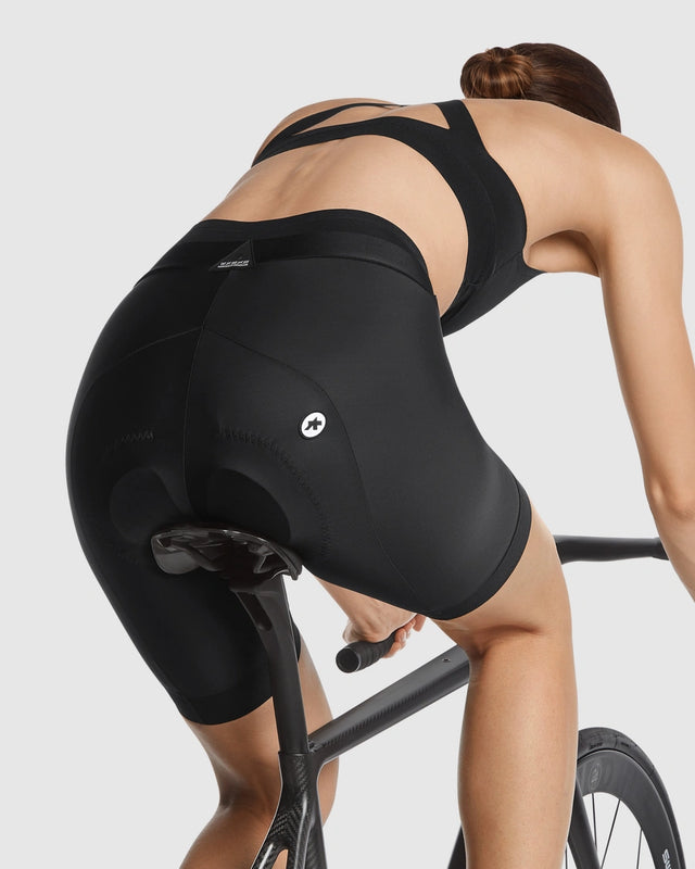 Assos Women UMA GT Half Shorts C2 - Standard Length - Black - SS25