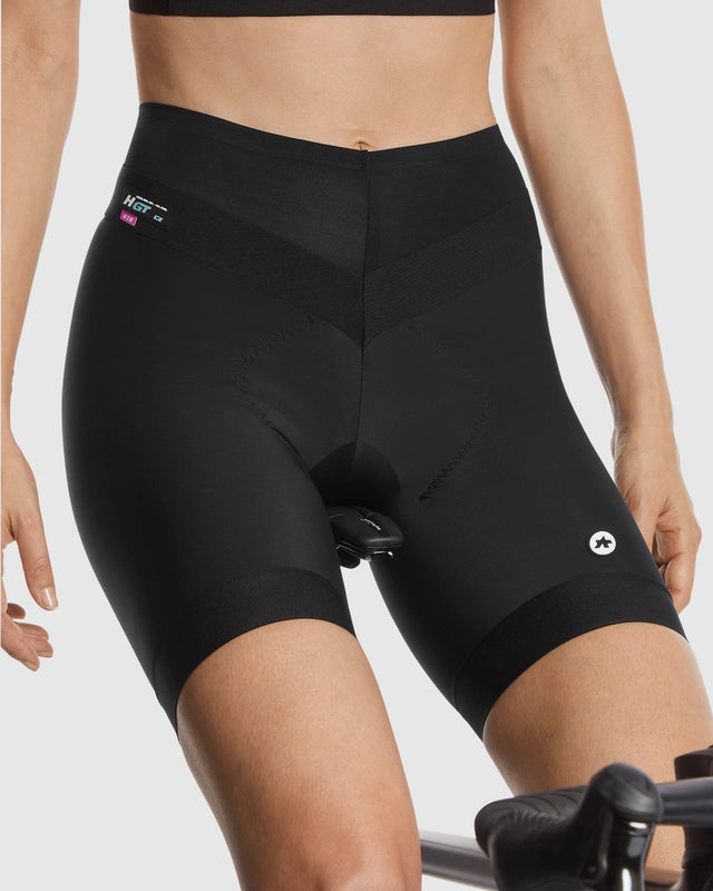 Assos Women UMA GT Half Shorts C2 - Standard Length - Black - SS25