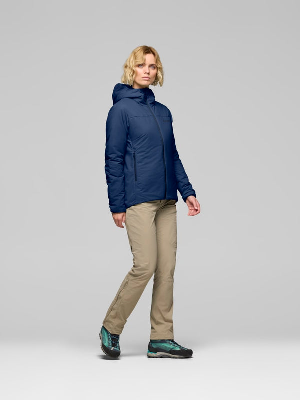 Norrona Women Femund Thermo60 Zip Hood Jacket - Indigo Night