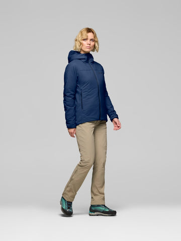 Norrona Women Femund Thermo60 Zip Hood Jacket - Indigo Night