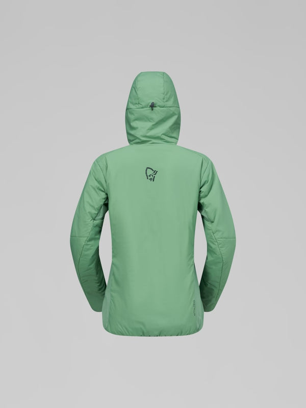 Norrona Women Femund Thermo60 Zip Hood Jacket - Dark Ivy