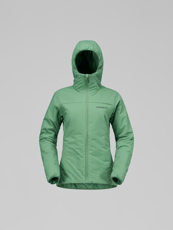 Norrona Women Femund Thermo60 Zip Hood Jacket - Dark Ivy