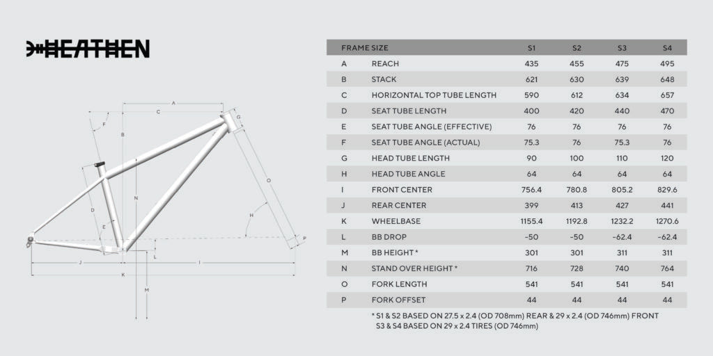 Forbidden Heathen Titanium Hardtail Frame
