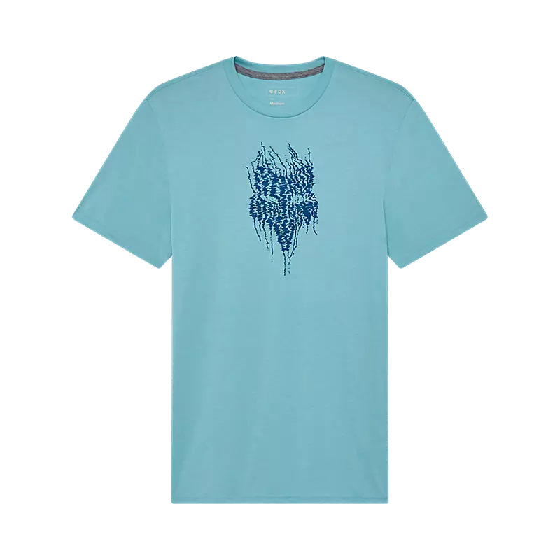 Fox Men's Bark Tech Tee - Vintage Wash Blue AW25