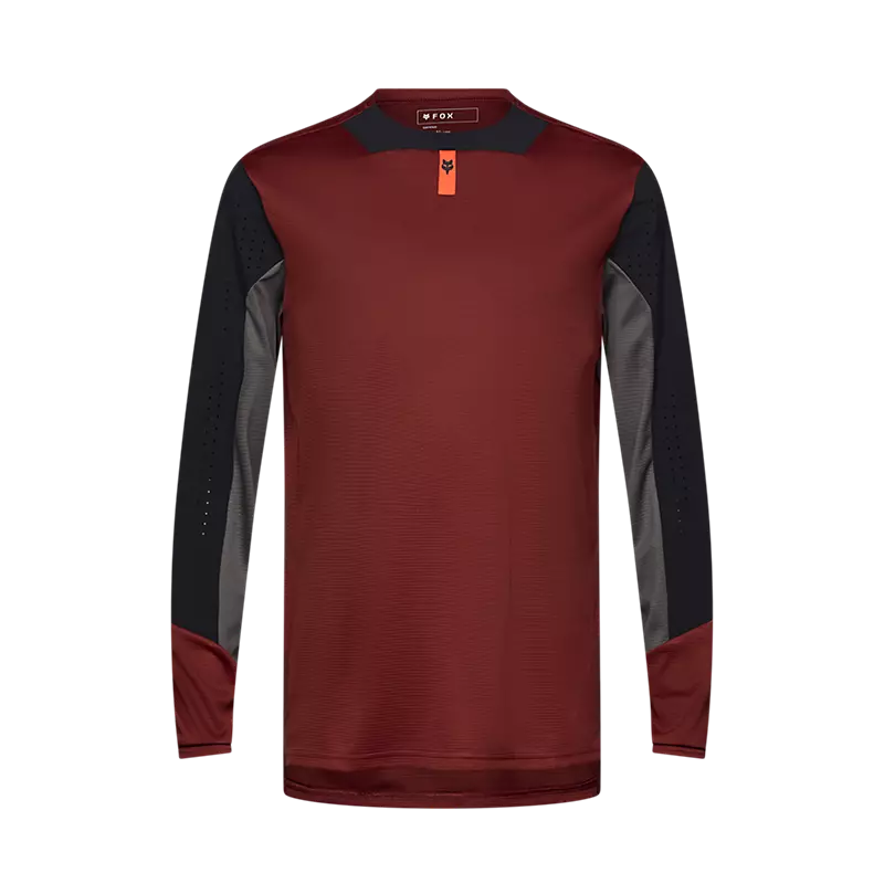 Fox Men's Defend Long Sleeve Jersey - Rust Brown
