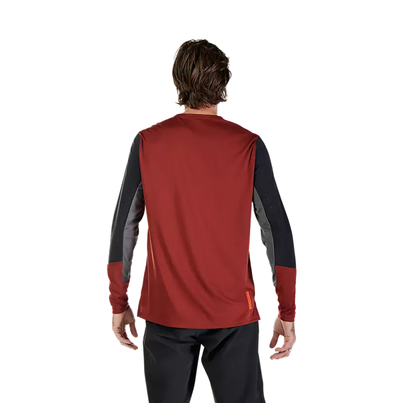 Fox Men's Defend Long Sleeve Jersey - Rust Brown