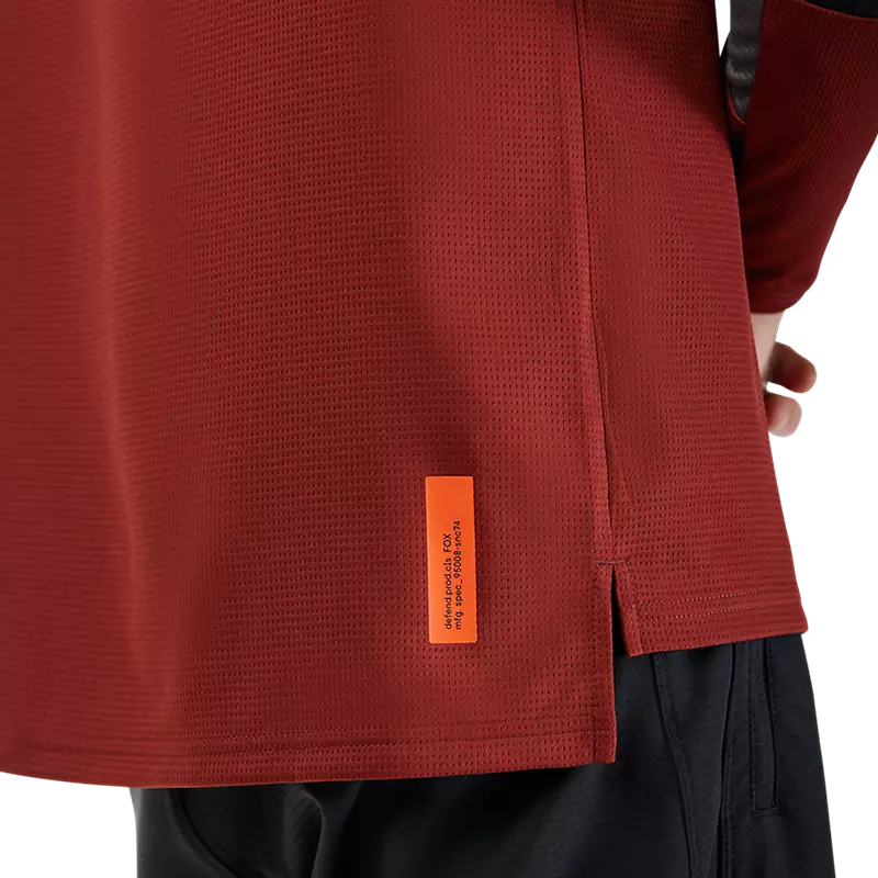 Fox Men's Defend Long Sleeve Jersey - Rust Brown