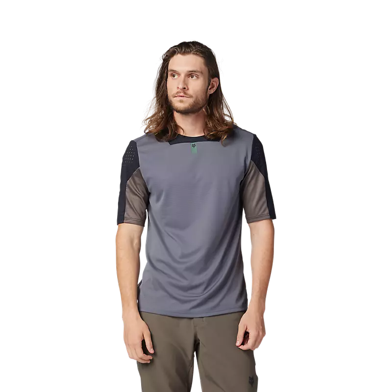 Fox Men's Defend Short Sleeve Jersey - Graphite Grey - SALE
