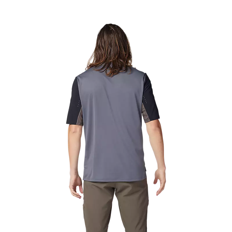 Fox Men's Defend Short Sleeve Jersey - Graphite Grey - SALE