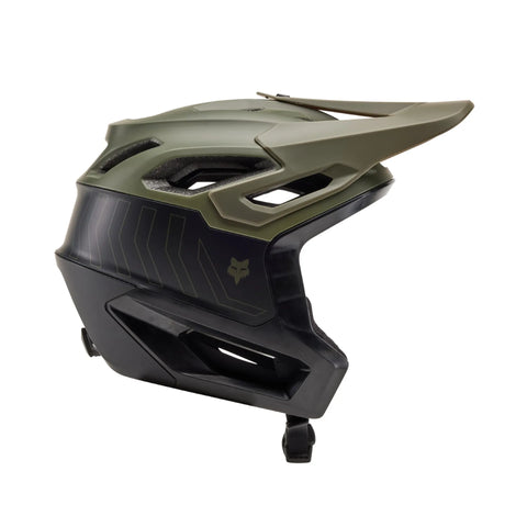 Fox Dropframe Pro Helmet - Runn - Olive - SALE