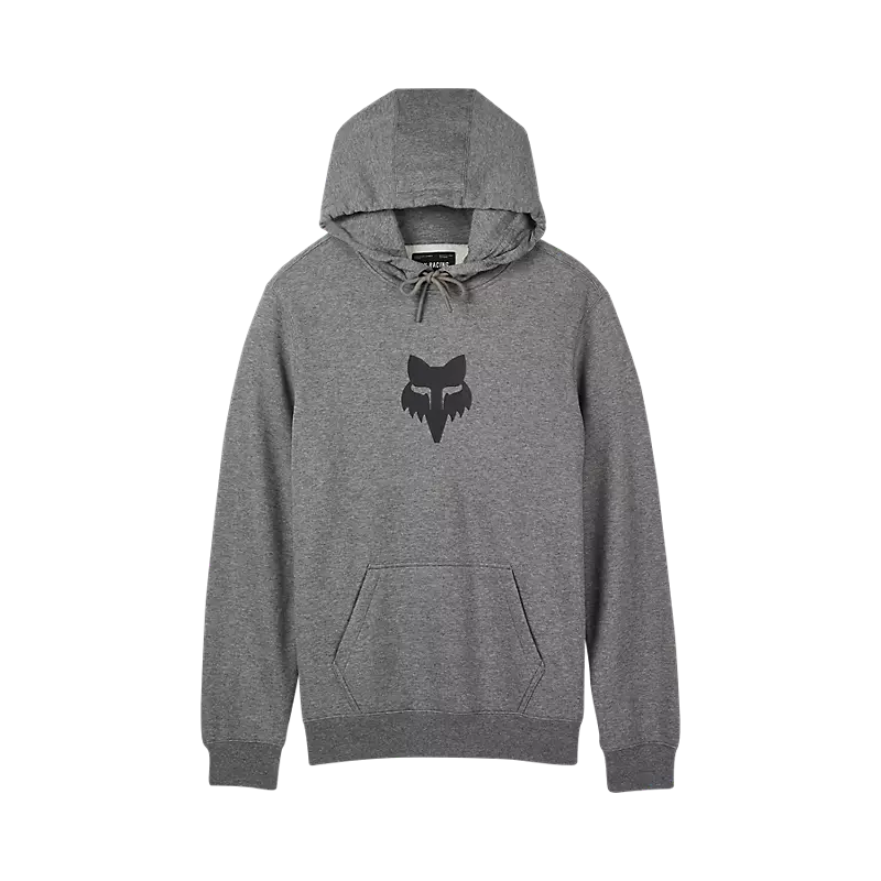 Fox Men's Fox Head Pullover Hoodie - Heather Graphite Grey AW25