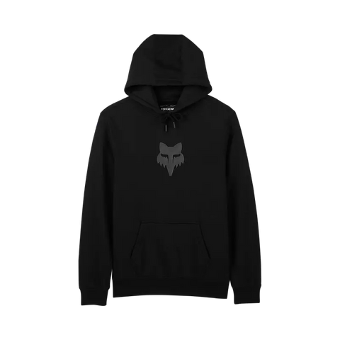 Fox Head Pullover Hoodie - Black