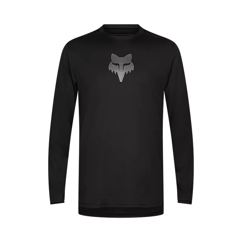 Fox Men's Ranger Fox Head Long Sleeve Jersey - Black