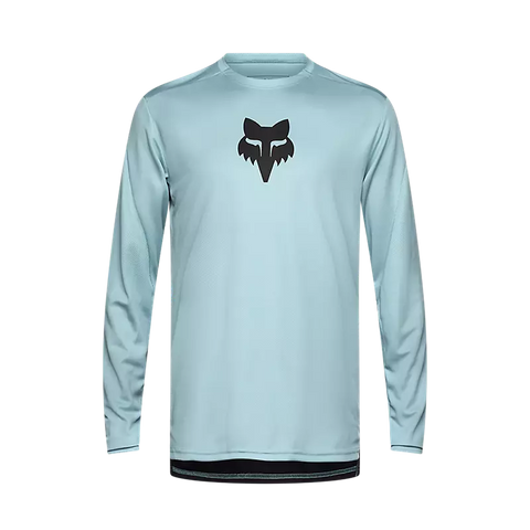 Fox Men's Ranger Fox Head Long Sleeve Jersey - Vintage Wash Blue