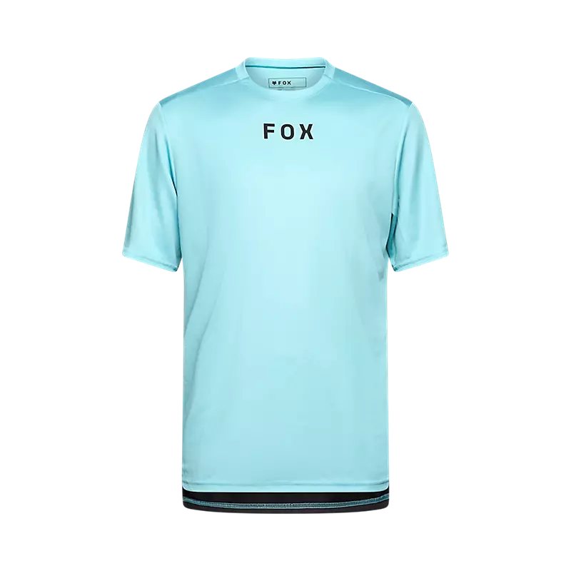 Fox Men's Ranger Wordmark Short Sleeve Jersey - Vintage Wash Blue