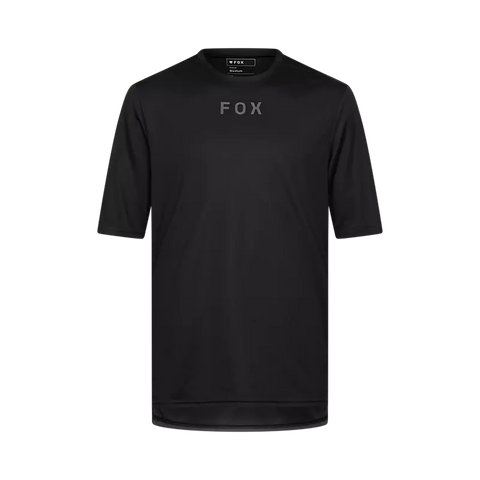 Fox Men's Ranger Wordmark Short Sleeve Jersey - Black AW25