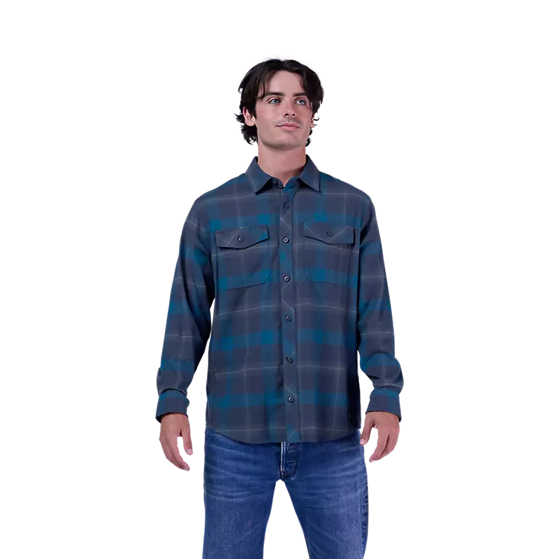 Fox Men's Survivalist Core Flannel LS Shirt - Midnight Blue