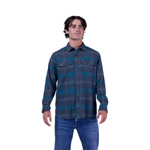 Fox Men's Survivalist Core Flannel LS Shirt - Midnight Blue
