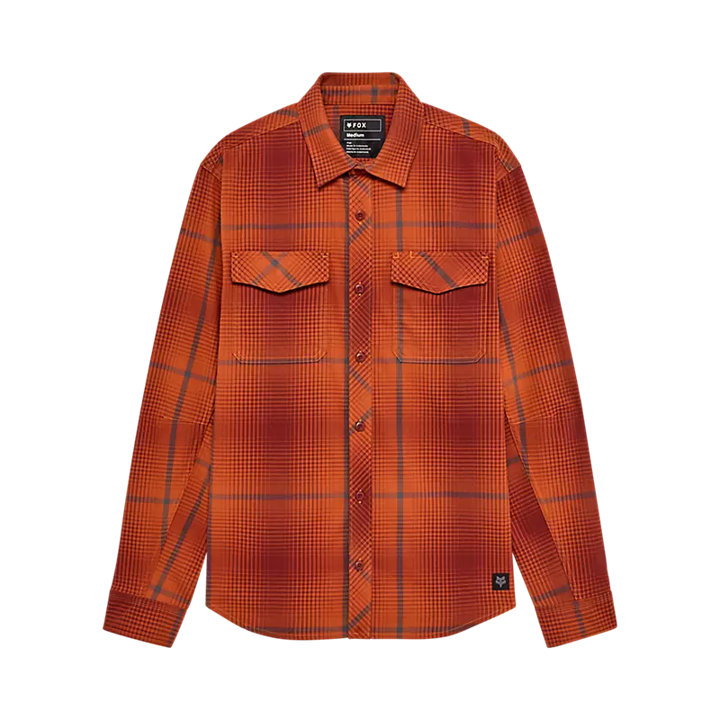 Fox Men's Survivalist Fire Flannel LS Shirt - Cognac
