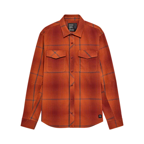 Fox Men's Survivalist Fire Flannel LS Shirt - Cognac