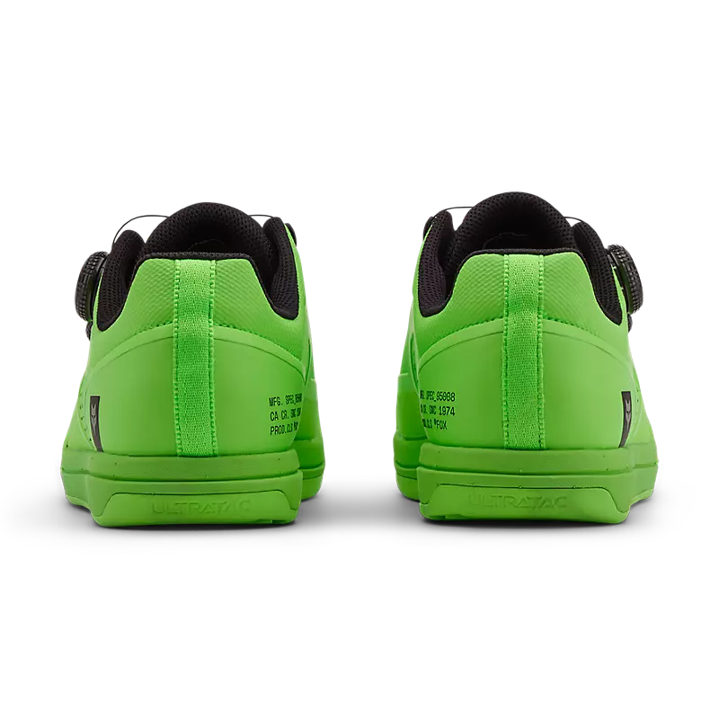 Fox Union Boa Clipless 50th Limited Edition Shoe - Acid Green - SALE