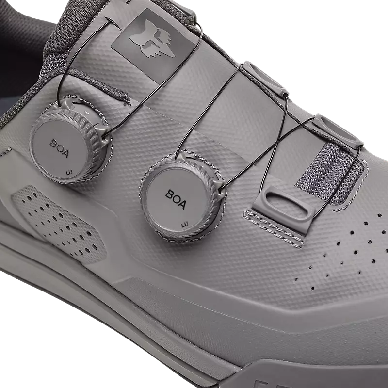 Fox Union Boa Clipless Shoe - Grey - SALE