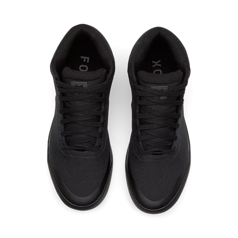 Fox Union Canvas Mid Flat Shoe - Black