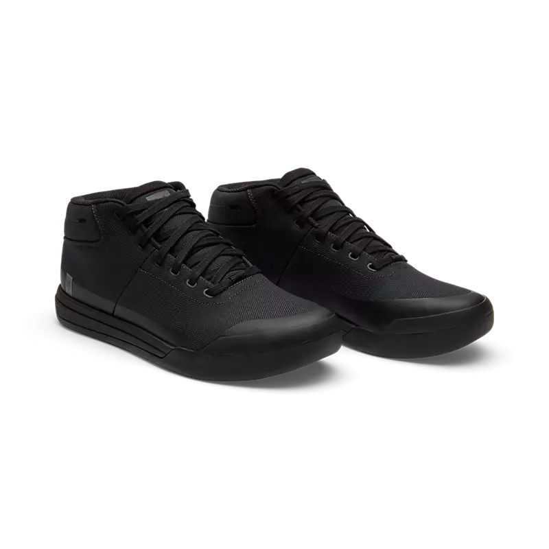 Fox Union Canvas Mid Flat Shoe - Black